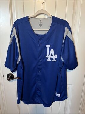 LA Dodgers Genuine Merchandise Blue and White Team Jersey